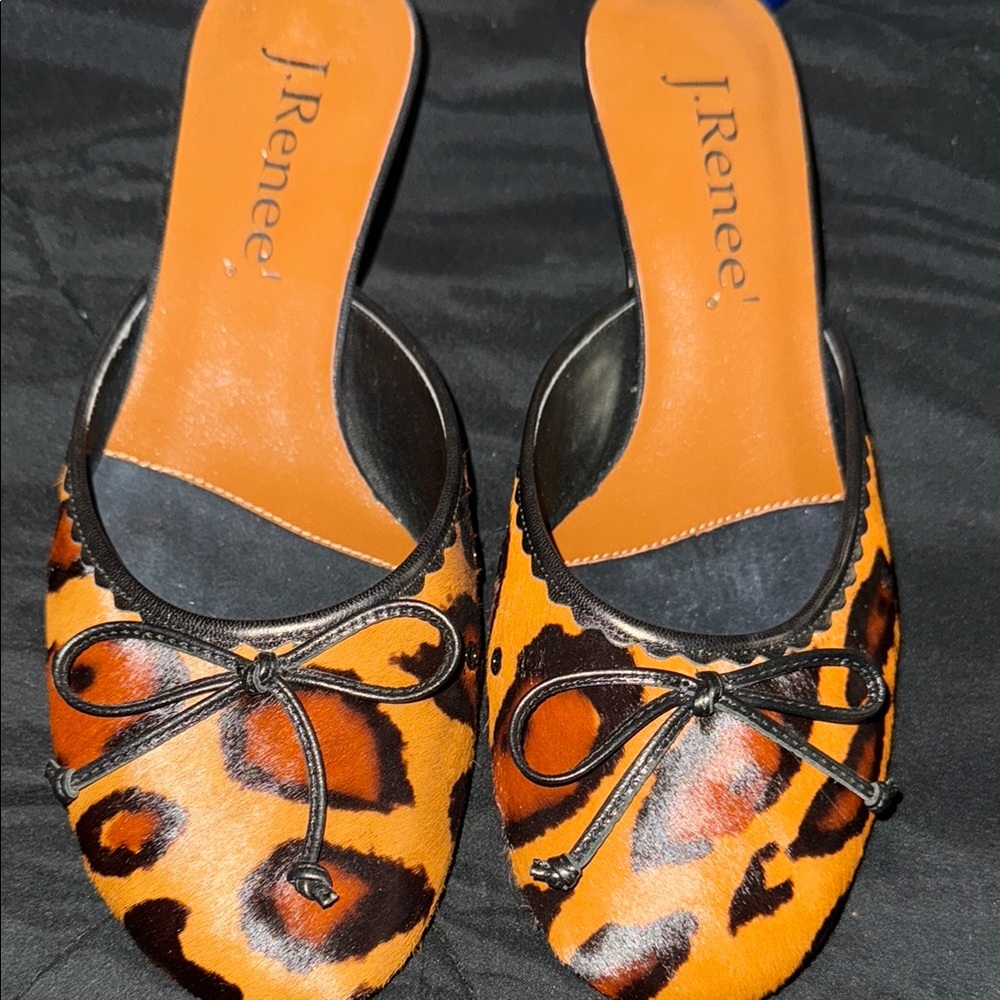 J.Renee Leopard Print Women's Shoes New size 8
